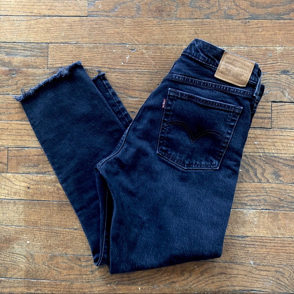 Levi’s High Rise Wedgie Fit Black Jeans